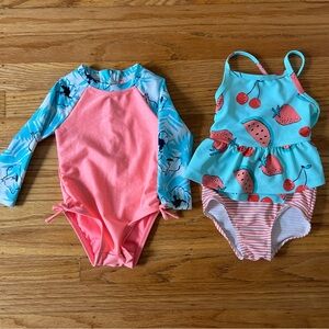 12 M Swimsuit bundle Cat &Jack/Carter’s